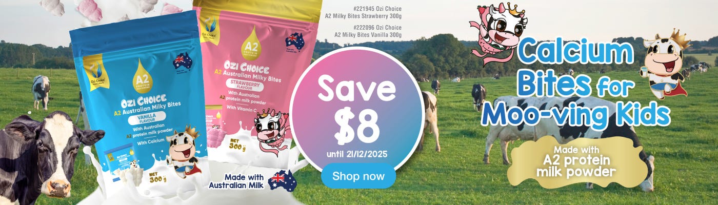 Ozi Choice A2 Australian Milky Bites 300g