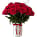 24 Long Stem Bouquet Of Roses With Vase