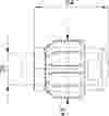 Compressed air tubes fittings and valves caps technical drawing 1| piping system  | OMI