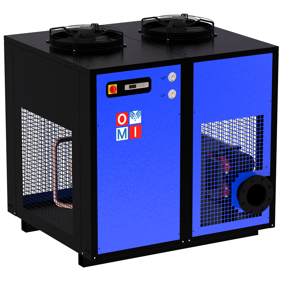 Refrigeration air dryers easy dryers product image 13 on white  background| compressed air treatment | OMI