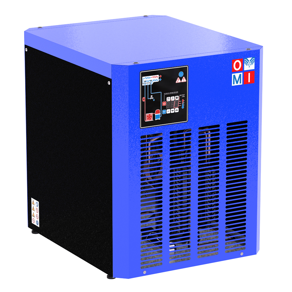 Refrigeration air dryers dolomite dryers product image 5 on white  background| compressed air treatment | OMI