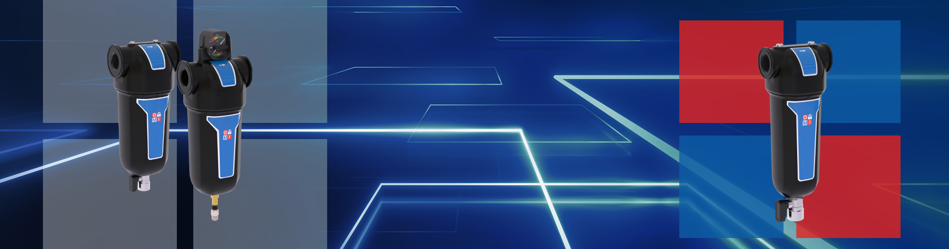 Compressed Air Filters Banner | OMI