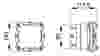 Compressed air tubes fittings and valves caps technical drawing 5| piping system  | OMI