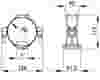 Compressed air tubes fittings and valves drops technical drawing 20| piping system  | OMI