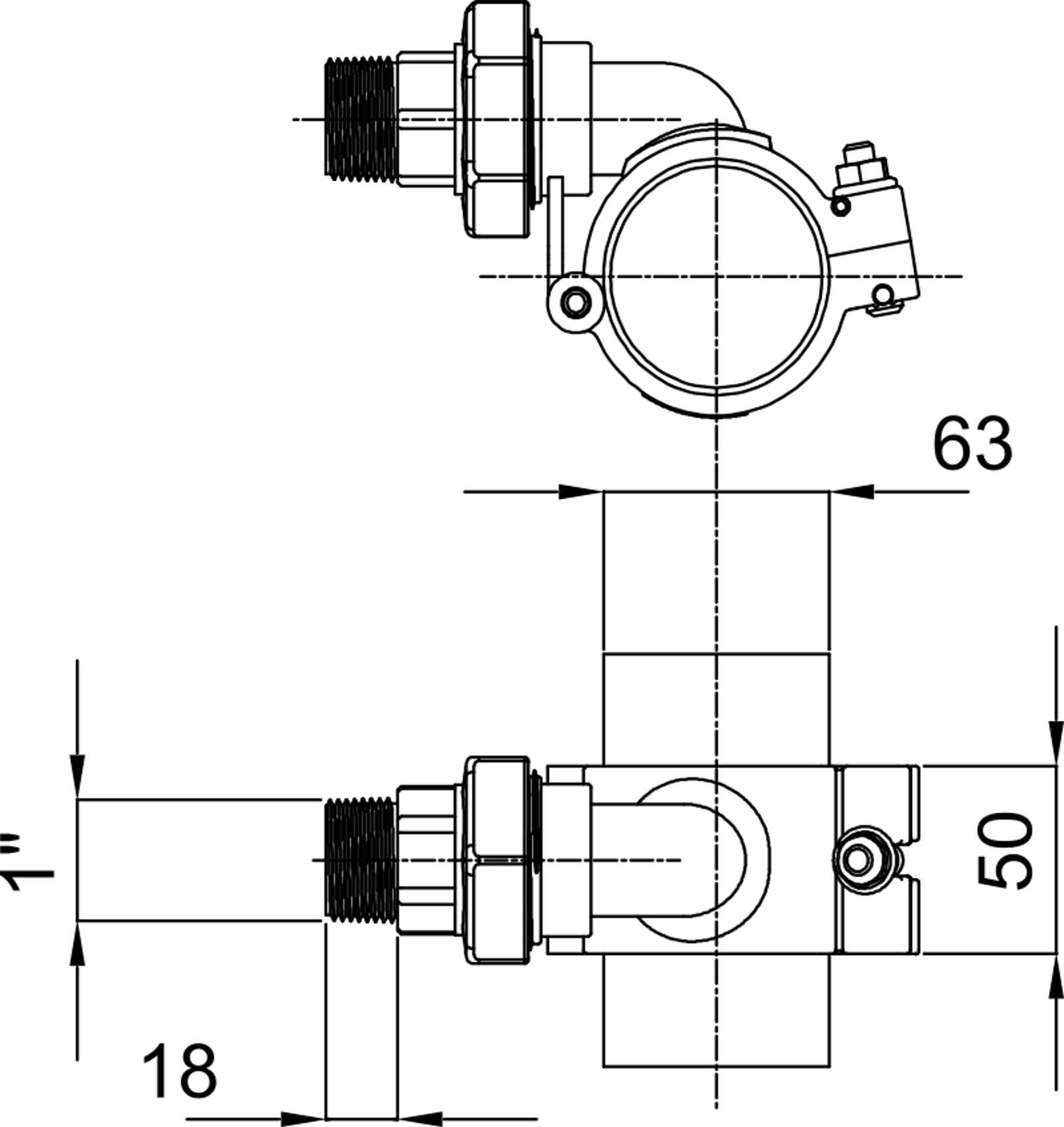 Compressed air tubes fittings and valves drops technical drawing 10| piping system | OMI