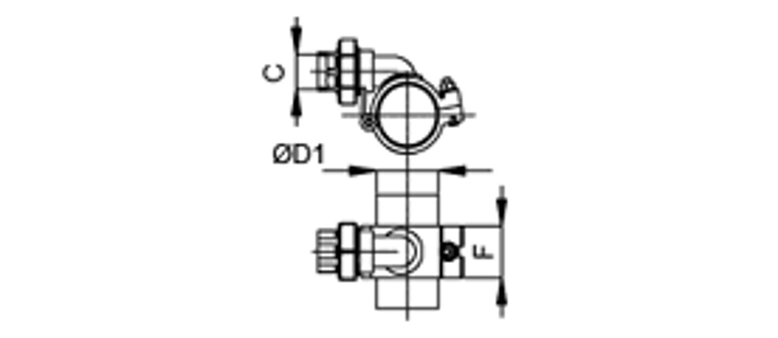 Compressed air tubes fittings and valves drops technical drawing 36| piping system | OMI