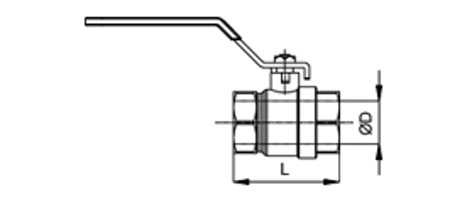 Compressed air tubes fittings and valves valves product image 2 on white background| piping system | OMI