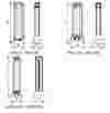 Karst Dryers Dimensions Technical drawing