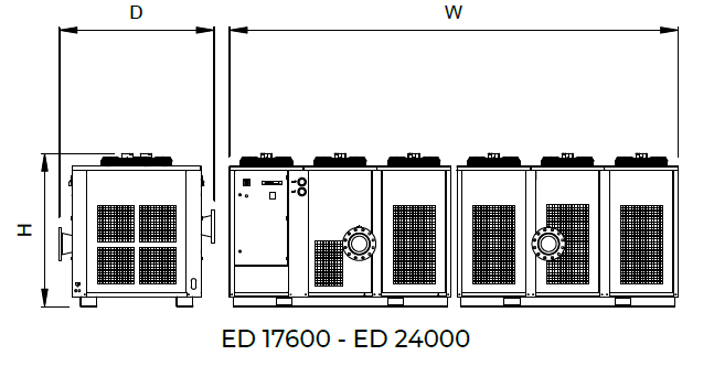 ED 17600-24000 Dimensions Technical drawing