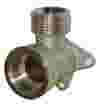 Compressed air tubes fittings and valves wall bearing elbows product image 2 on white  background| piping system  | OMI