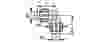 Compressed air tubes fittings and valves elbows technical drawing 21| piping system  | OMI