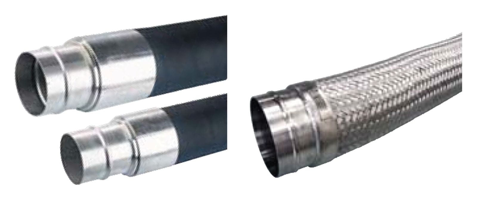 Compressed air tubes fittings and valves hosepipe product image 2 on white background| piping system | OMI