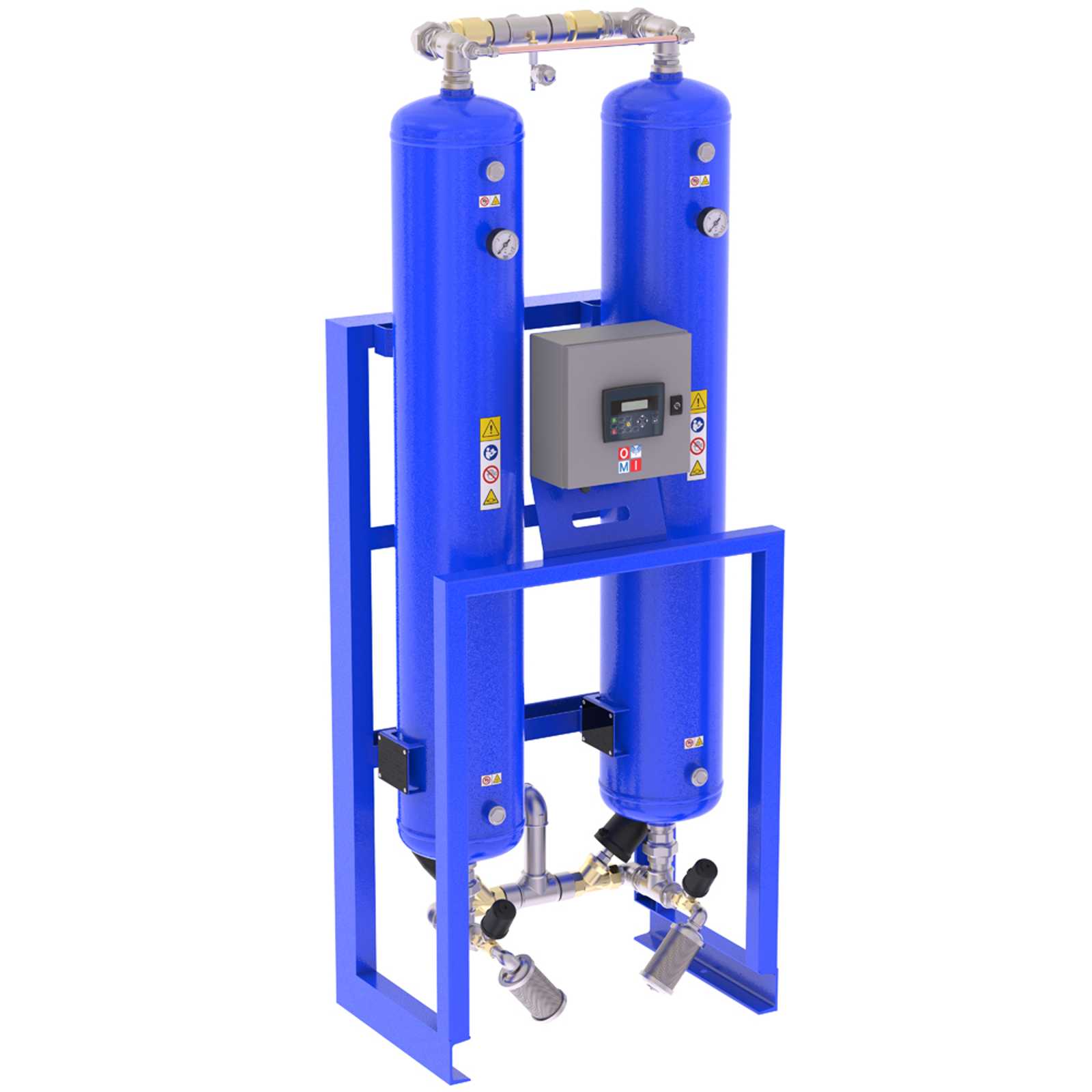 Adsorption air dryers hla series product image 2 on white background| compressed air treatment | OMI