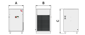 Water coolers water to water coolers product image 5 on white  background| liquid refrigeration  | OMI