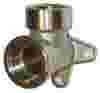 Compressed air tubes fittings and valves wall bearing elbows product image 1 on white  background| piping system  | OMI