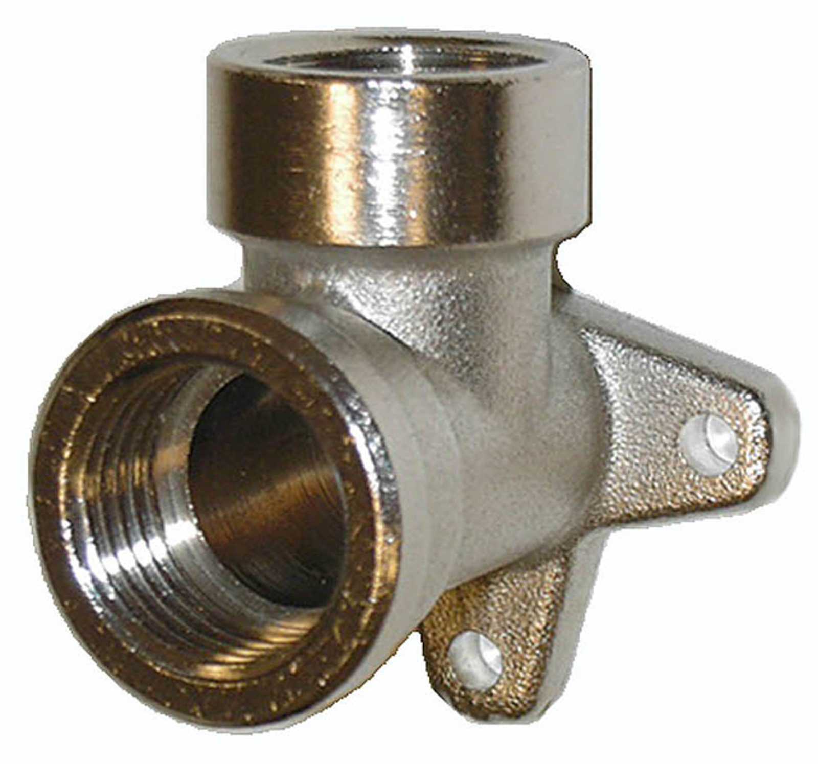 Compressed air tubes fittings and valves wall bearing elbows product image 1 on white background| piping system | OMI