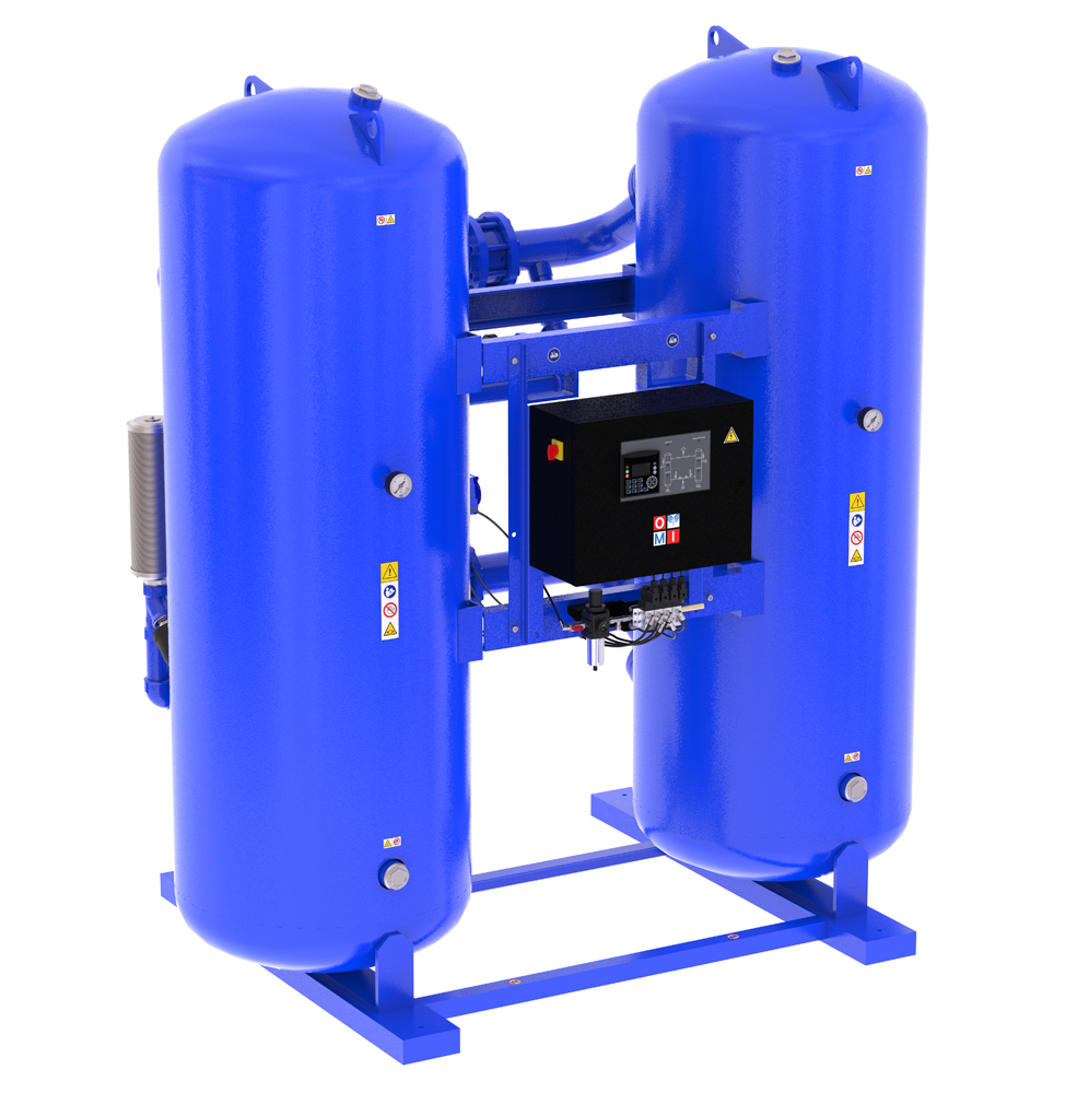 Adsorption air dryers hla pro series product image 1 on white  background| compressed air treatment | OMI
