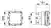 Compressed air tubes fittings and valves caps technical drawing 6| piping system  | OMI