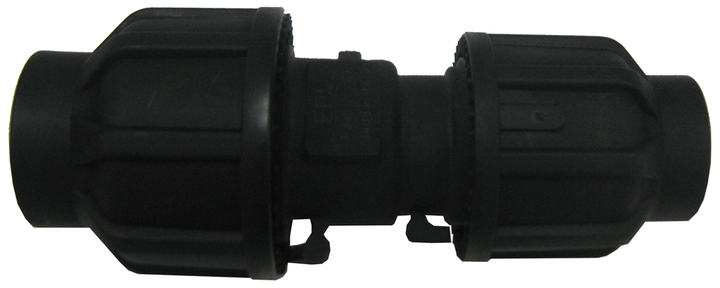 Compressed air tubes fittings and valves reducing product image 1 on white  background| piping system  | OMI