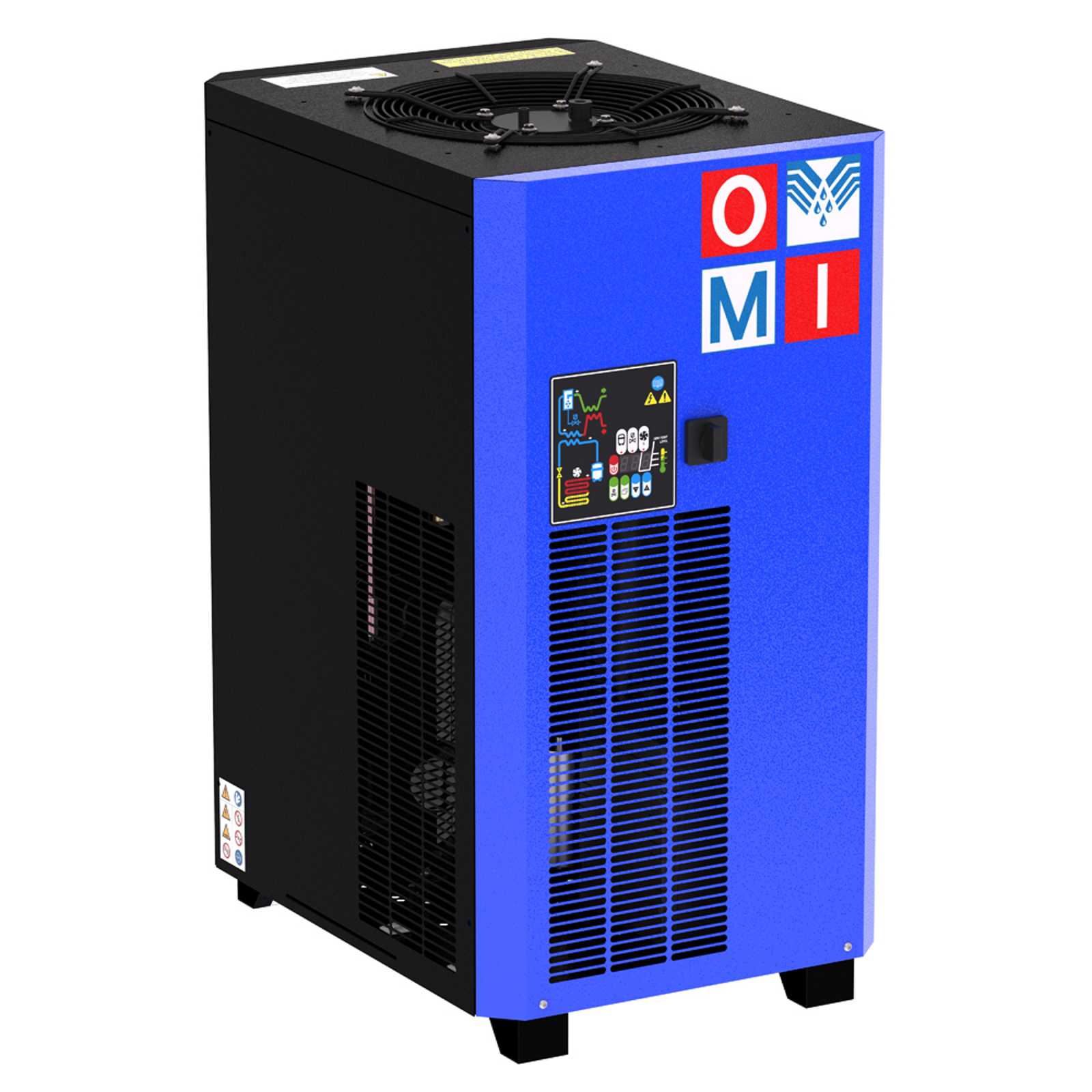 Refrigeration air dryers high pressure refrigeration dryers product image 3 on white background| compressed air treatment | OMI