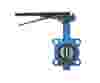 Compressed air tubes fittings and valves butterfly valve product image 1 on white  background| piping system  | OMI