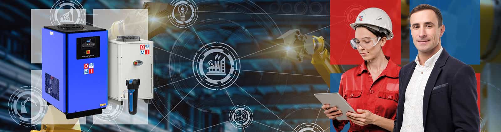 OMI Compressed Air Treatment Homepage Banner