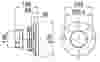 Compressed air tubes fittings and valves pipe flange adaptor technical drawing 3| piping system  | OMI