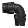 Compressed air tubes fittings and valves elbows technical drawing 22| piping system | OMI