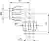 Compressed air tubes fittings and valves elbows technical drawing 2| piping system  | OMI