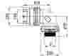 Compressed air tubes fittings and valves elbows technical drawing 19| piping system  | OMI