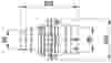 Compressed air tubes fittings and valves reducing technical drawing 1| piping system  | OMI
