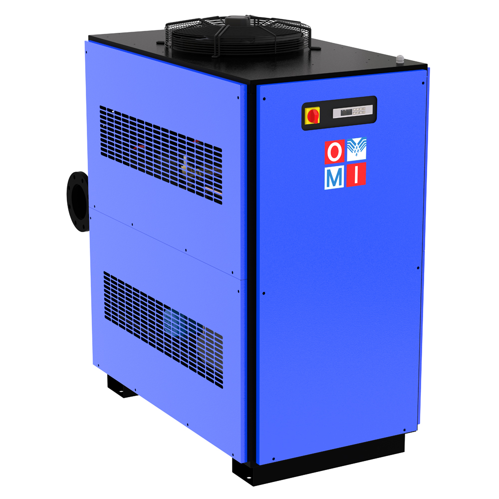 Refrigeration air dryers energy saving dryers product image 8 on white  background| compressed air treatment | OMI