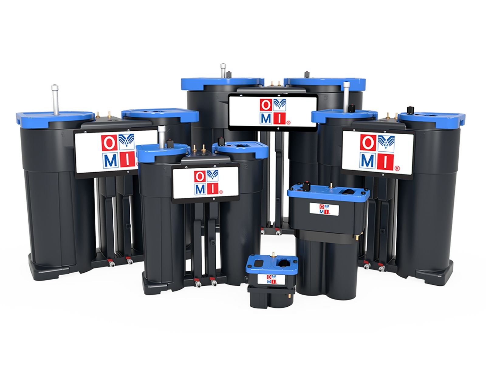 OMI Ecoplus water oil separator product family for compressed air condensate treatment