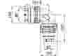 Compressed air tubes fittings and valves elbows technical drawing 12| piping system  | OMI