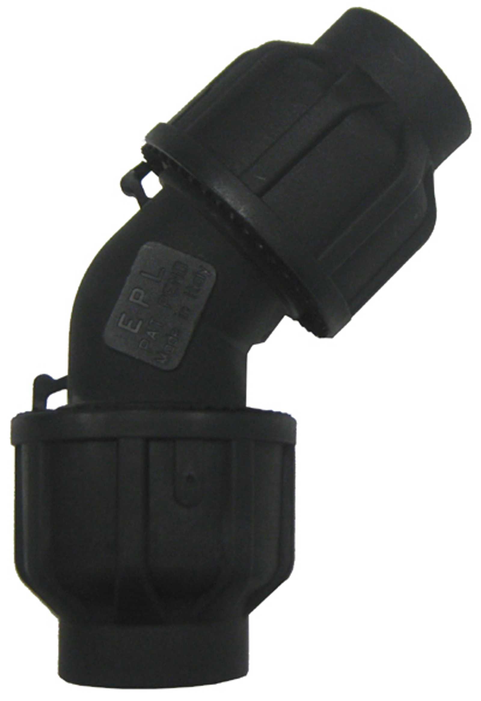 Compressed air tubes fittings and valves elbows product image 2 on white background| piping system | OMI