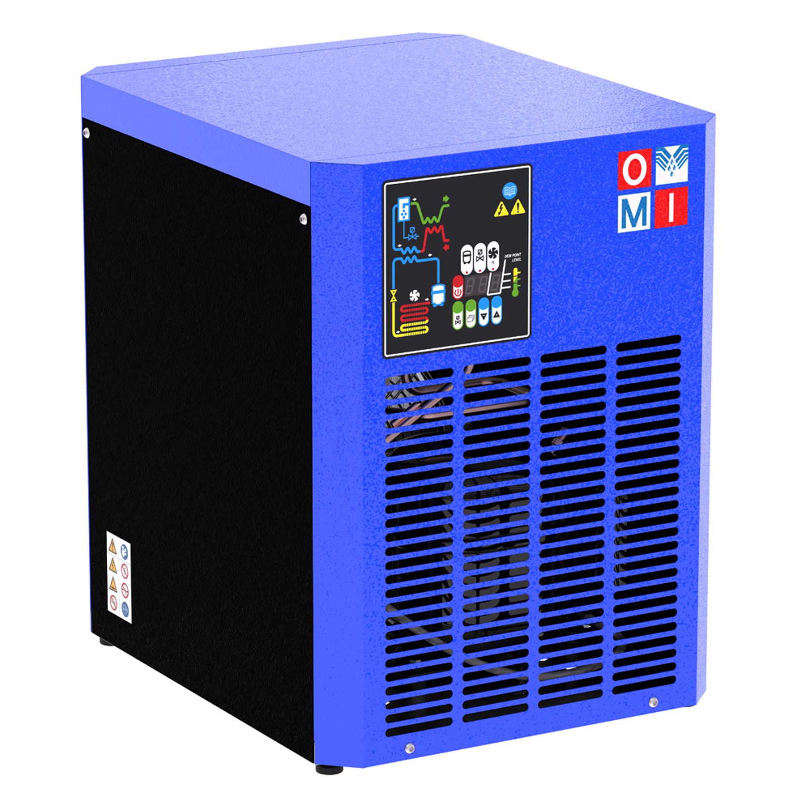Refrigeration air dryers easy dryers product image 3 on white background| compressed air treatment | OMI