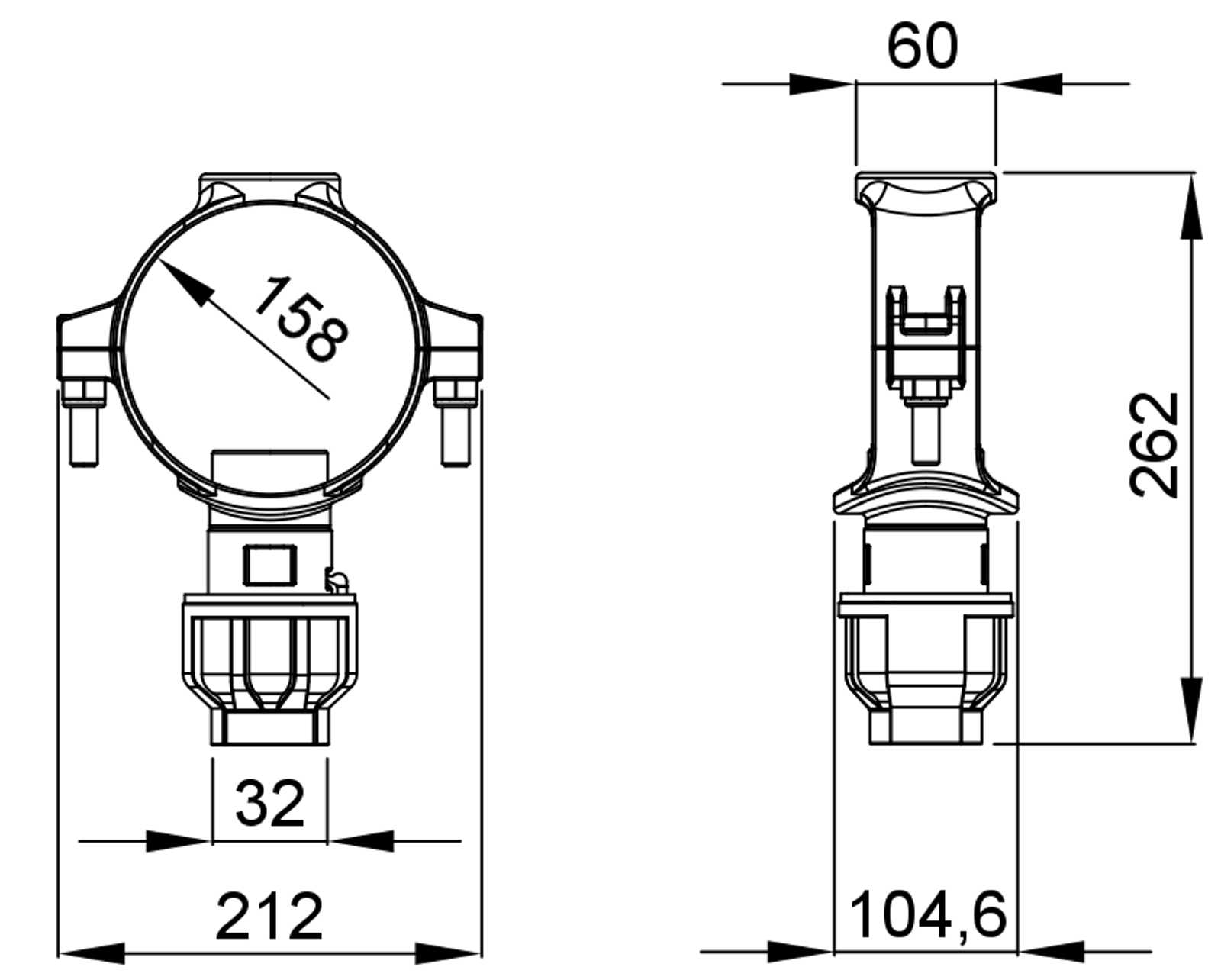 Compressed air tubes fittings and valves drops technical drawing 1| piping system | OMI