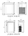 HPD 1 Dimensions Technical drawing