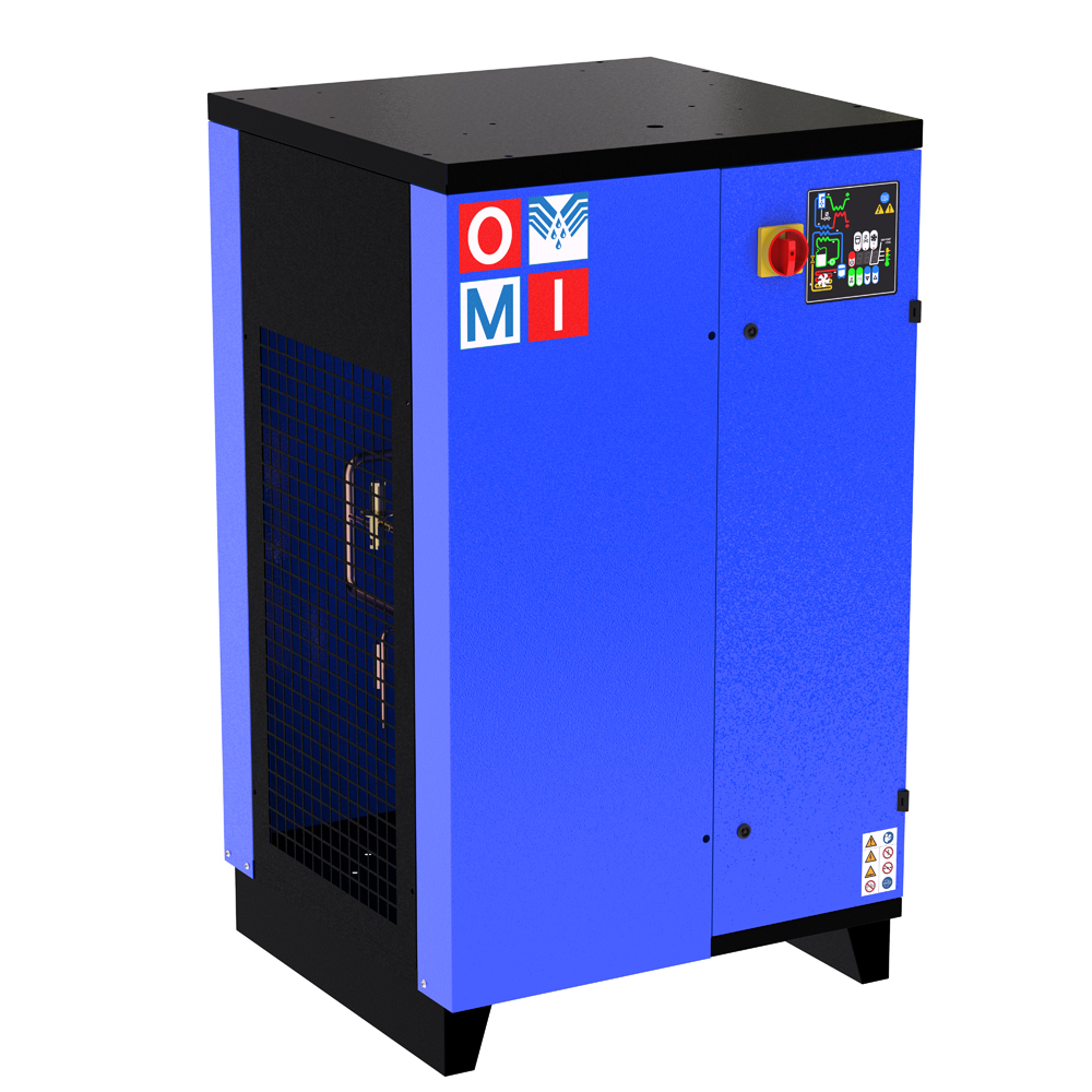 Refrigeration air dryers energy saving dryers product image 5 on white  background| compressed air treatment | OMI