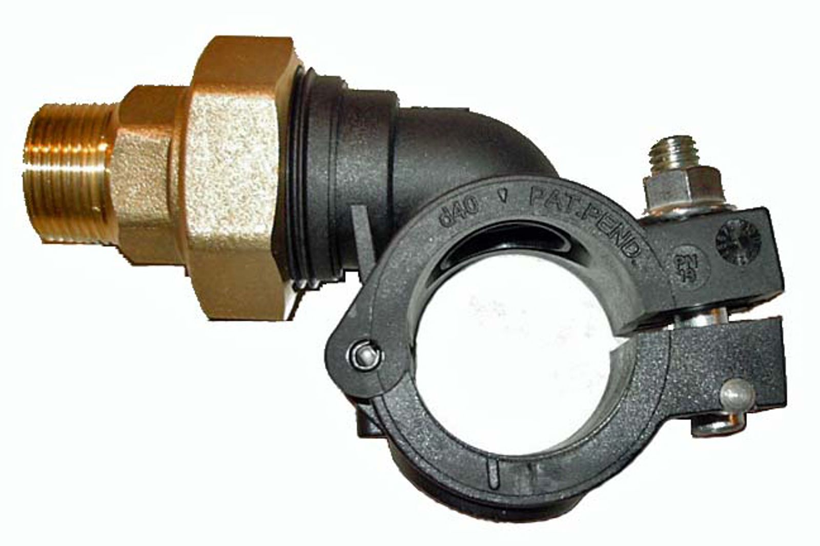Compressed air tubes fittings and valves drops product image 2 on white background| piping system | OMI