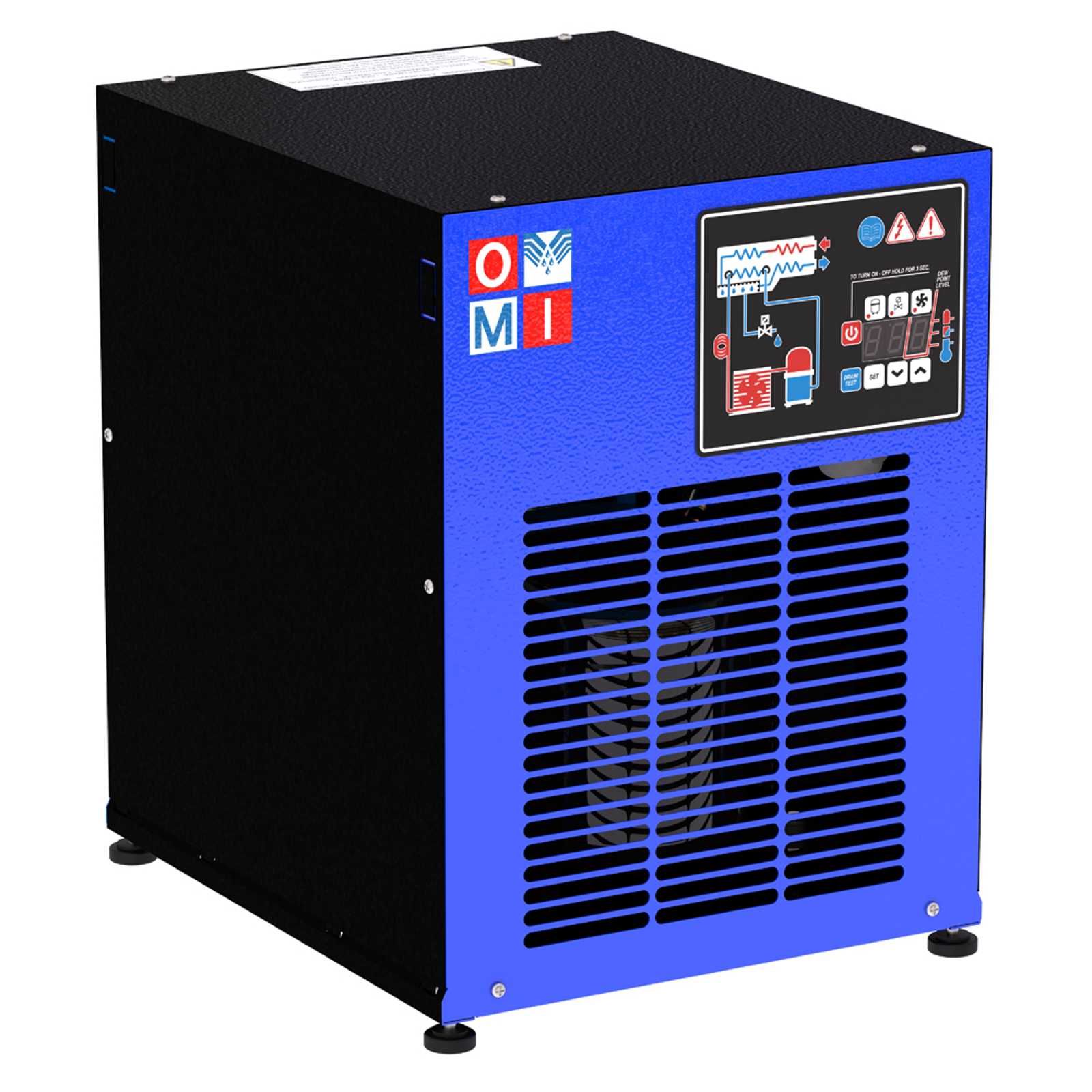 Refrigeration air dryers dolomite dryers product image 4 on white background| compressed air treatment | OMI
