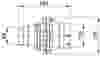 Compressed air tubes fittings and valves reducing technical drawing 4| piping system  | OMI