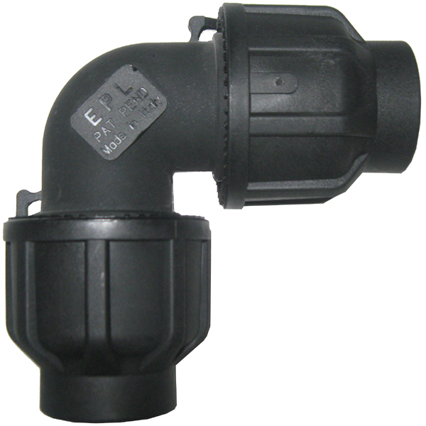 Compressed air tubes fittings and valves elbows product image 1 on white  background| piping system  | OMI