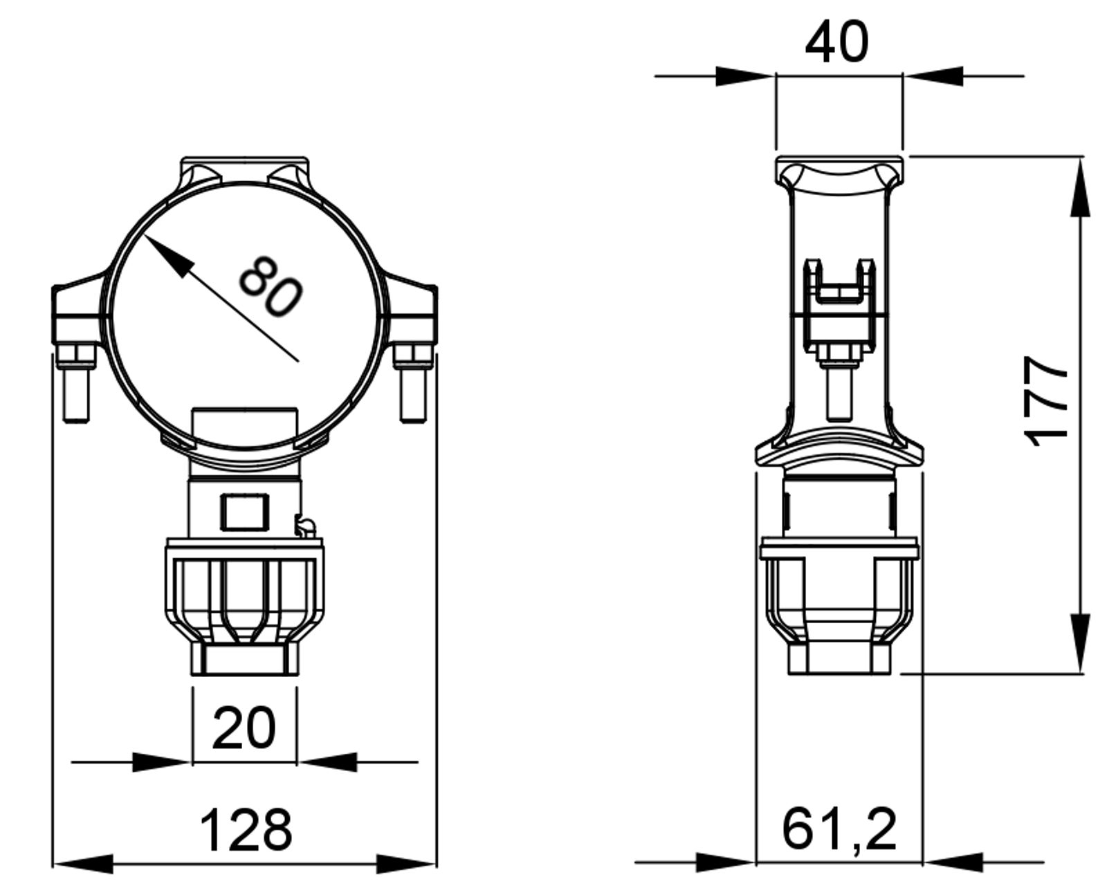 Compressed air tubes fittings and valves drops technical drawing 8| piping system | OMI