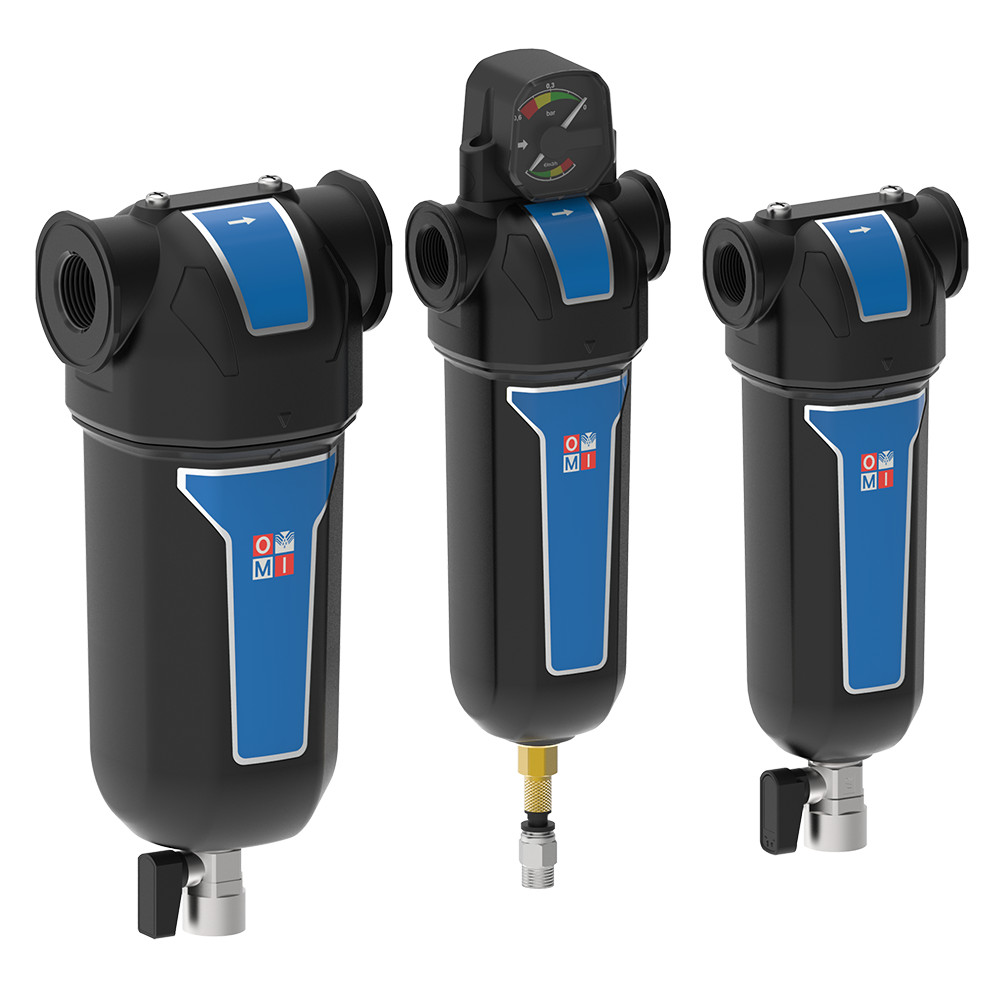 Range of Alps Series filters; multiple configurations with PDT option and condensate drain