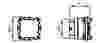 Compressed air tubes fittings and valves caps technical drawing 9| piping system  | OMI