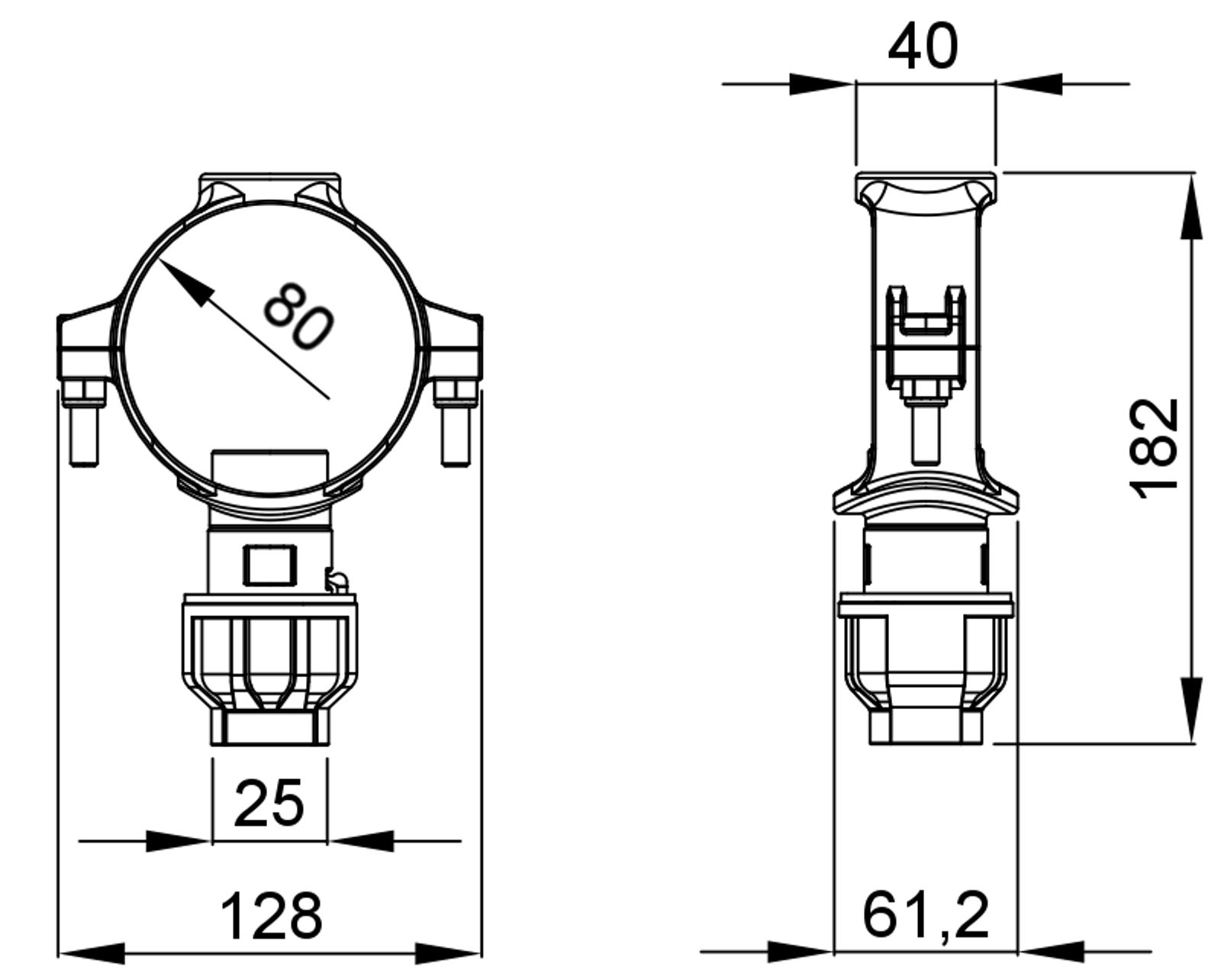 Compressed air tubes fittings and valves drops technical drawing 9| piping system | OMI