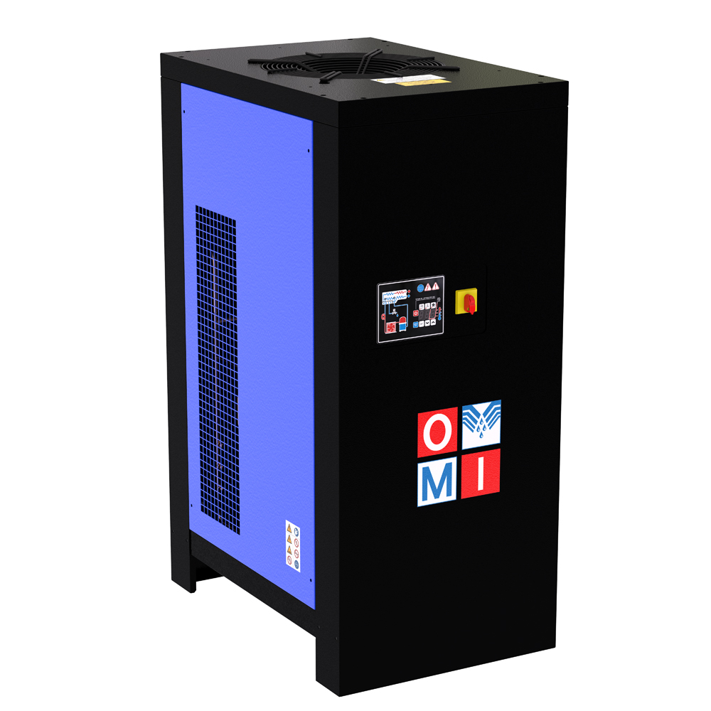 Refrigeration air dryers high pressure refrigeration dryers product image 4 on white  background| compressed air treatment | OMI