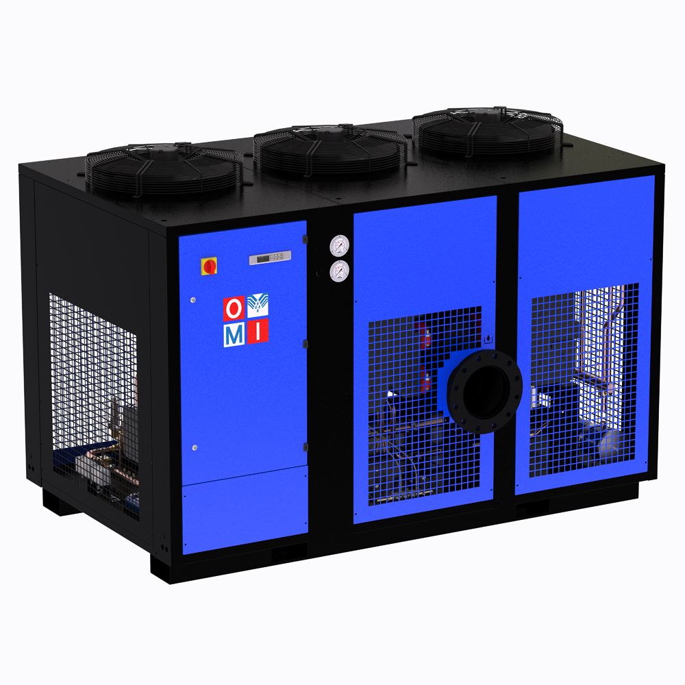 Refrigeration air dryers easy dryers product image 16 on white  background| compressed air treatment | OMI