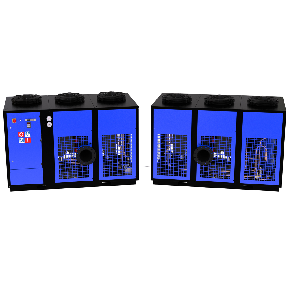 Refrigeration air dryers easy dryers product image 18 on white  background| compressed air treatment | OMI